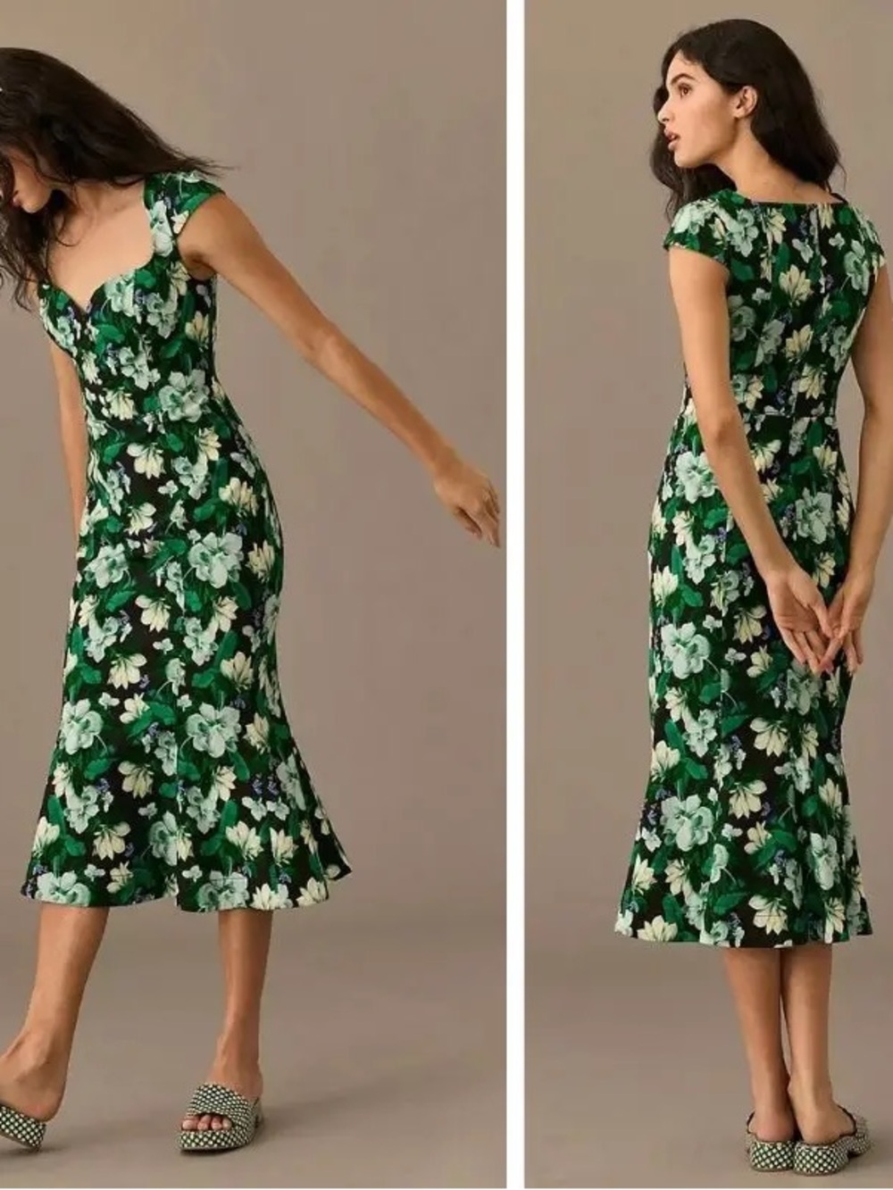 Anthropologie Cecily Fit & Flare Dress